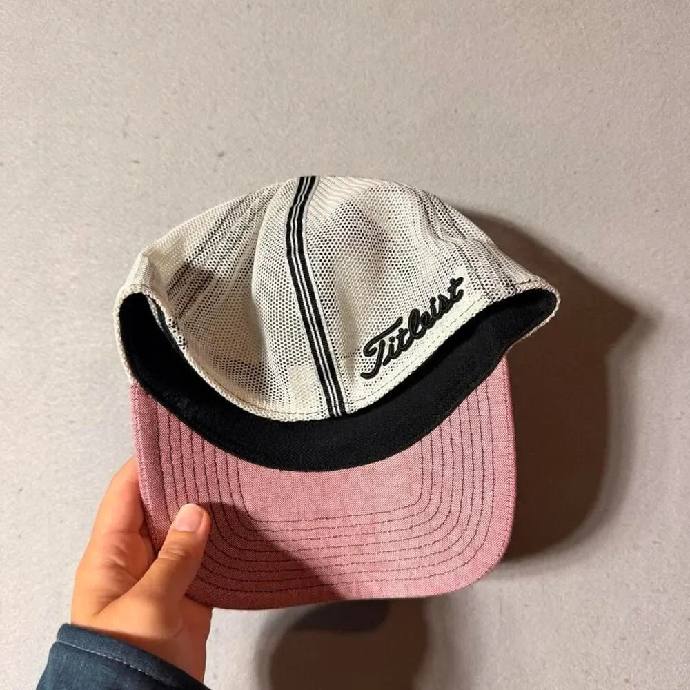 Titleist Women's Pink and Red Hat